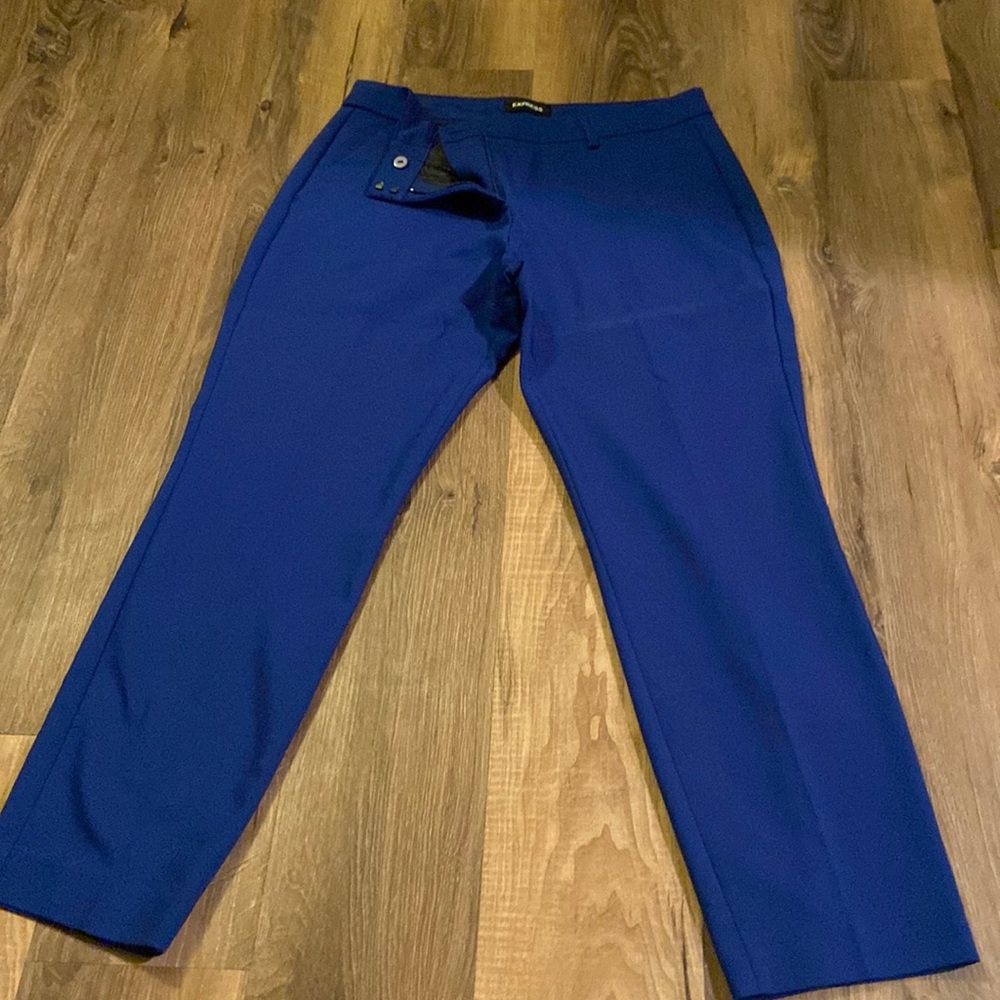 Royal Blue Express Columnist Ankle Mid-Rise